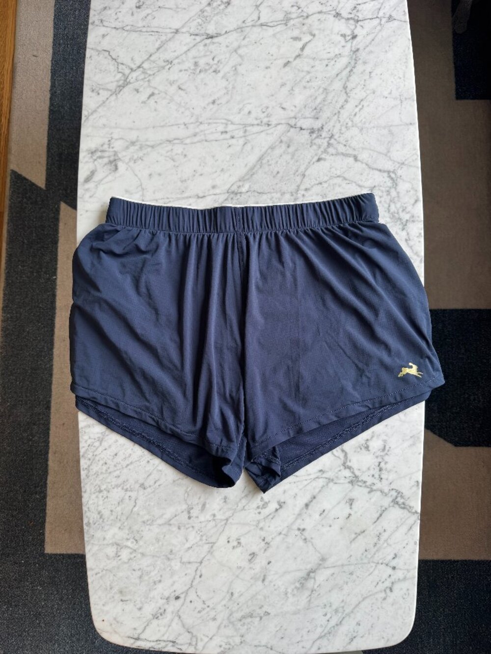 Tracksmith Strata Racing Shorts — Navy